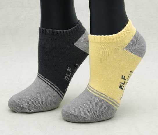 竹炭船形襪-造型多色